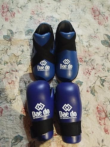 Комплект экипировки для тхеквондо Itf.Оригинал фирма Dae Do (в синем — 1