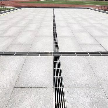 ловушки: Промышленный трап из нержавеющей стали с квадратной решёткой — 6