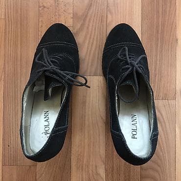 туфли polann: Ботинки, 37, Polann, Б/у, цвет - Черный, Самовывоз, Платная доставка — 2