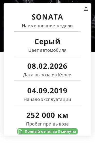 legion 7: Hyundai Sonata: 2019 г., 2 л, Автомат, Газ, Седан — 3