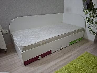 мебельные цеха: Продаю комплект 2 односпальные детские кровати и учебный стол с — 3