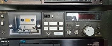 Усилители звука: Кассетная дека Technics RS-M230 в хорошем состоянии, чистокровный — 2