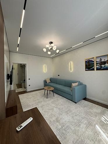 osh flat: 2 комнаты, 66 м², Мед Академия Элитка, 10 этаж, Дизайнерский ремонт — 4