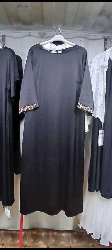 Повседневное платье, Осень-весна, Шелк, 3XL, 4XL at lalafo.kg Повседневное платье, Осень-весна, Шелк, 3XL, 4XL