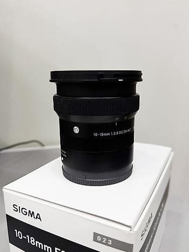 cd disk: Объектив Sigma 10–18mm F2.8 DC DN (серия Contemporary) - — 2