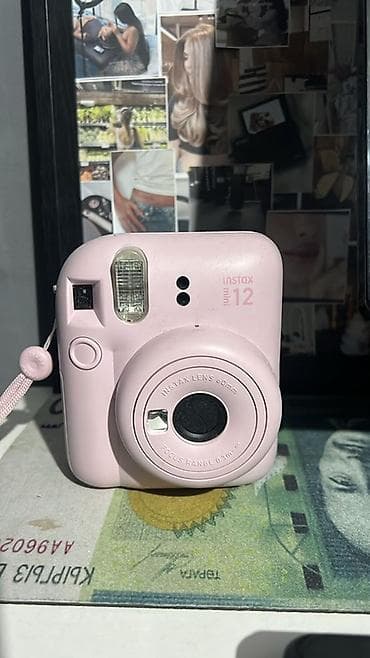 скупка фотоаппарат: Мгновенная камера Fujifilm Instax mini 12, цвет Pastel Pink. - Формат — 1