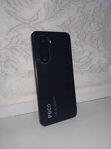 18 xpox: Poco M7, Б/у, 128 ГБ, цвет - Черный, 2 SIM — 1