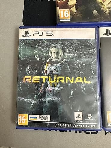 русская: Игры PS5. Spider Man Miles Morales, Sniper Elite 5, Returnal. Диски в — 2