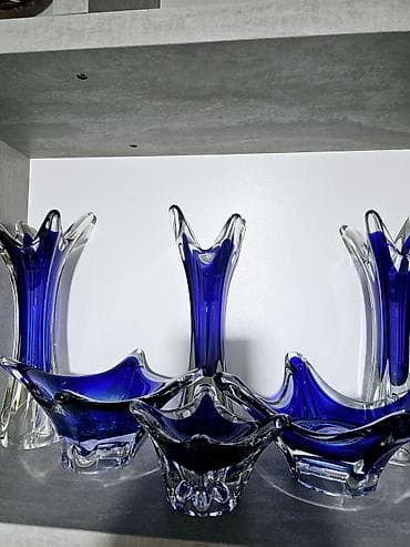 старинный вещи: Вазы Богемия 20.000 — 3