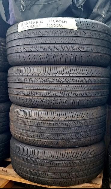 Шины 225 / 55 / R 16, Лето, Б/у, Комплект, Легковые, Корея, Nexen