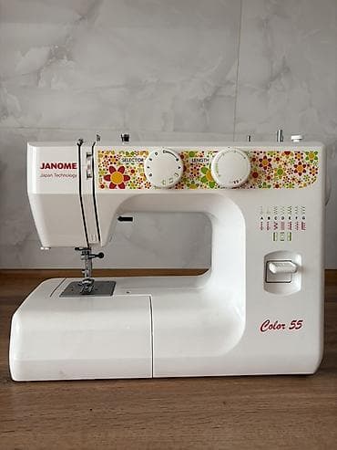 Швейная машина Janome, Электромеханическая, Полуавтомат