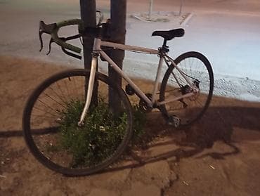 fixed gear: Городской/шоссейный велосипед с жесткой вилкой и рулем-бараном — 2