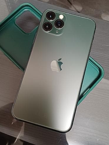 galaxy folder: IPhone 11 Pro, Б/у, 256 ГБ, Matte Midnight Green, Зарядное устройство, 92 % — 2