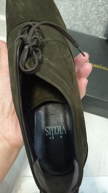 labubu бишкек: Женские ботильоны на шнуровке. - Материал: натуральная замша; задник — 5