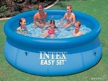 кайык фото: Надувной каркасный бассейн Intex Easy Set Размер:305*76 - Тип — 2