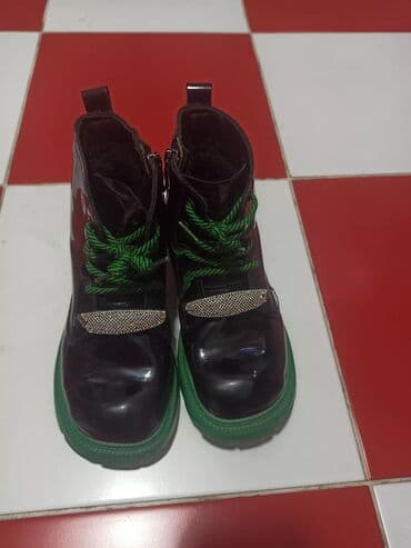 китай товар: Детская девочковая обувьдемисезонный и зимний,размер 34-35,б/у в — 1