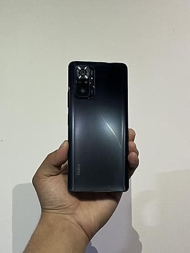 iphone icloud: Redmi, Redmi Note 10 Pro, Б/у, 256 ГБ, цвет - Черный, 2 SIM — 2