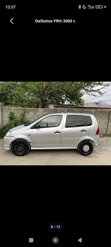 кайык матор: Daihatsu YRV: 2002 г., 1.3 л, Кол менен иштөөчү, Бензин, Хетчбек — 4