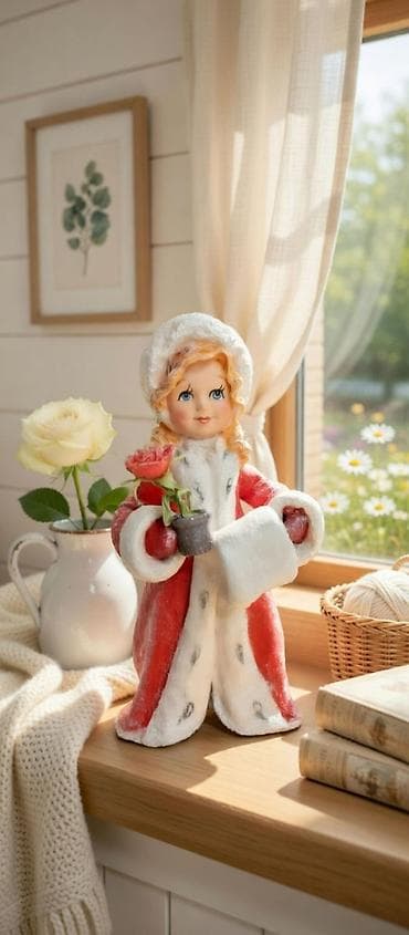 Маленькая фигурка Герда, всего 12–13 см, — это нежный сувенир, который at lalafo.kg Маленькая фигурка Герда, всего 12–13 см, — это нежный сувенир, который