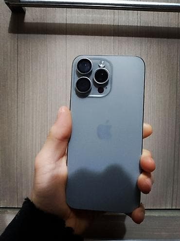 scher khan: IPhone 15 Pro Max, Б/у, 256 ГБ, Blue Titanium, 85 % — 1