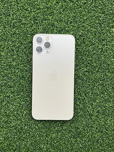 IPhone 11 Pro, Б/у, 64 ГБ, Белый, Защитное стекло, Чехол, 82 %