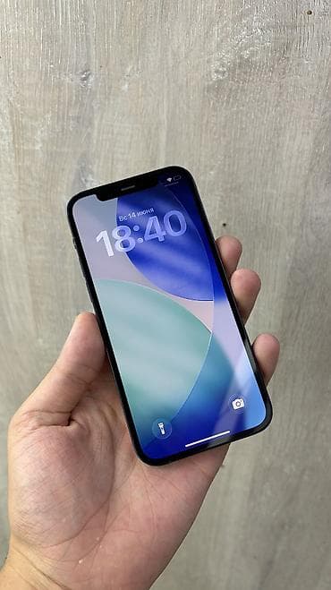 second tech: IPhone 12, Б/у, 128 ГБ, Синий, Защитное стекло, Чехол, 78 % — 7