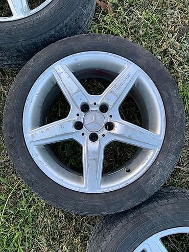 et35: Колеса в сборе 225 / 55 / R 17, Лето, Б/у, Комплект, Легковые, Литые, отверстий - 5 — 9
