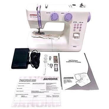 mag save: Швейная машина Janome, Механическая, Полуавтомат — 6
