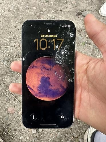 Техника жана электроника: IPhone 12 Pro, Колдонулган, 256 ГБ, Pacific Blue, Кабель, 81 % — 1