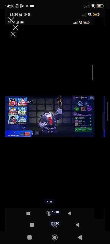 Видеоигры: Аккаунт Brawl stars. 529 гемов,22к биплингов. 59/69 бойцов имеют — 7