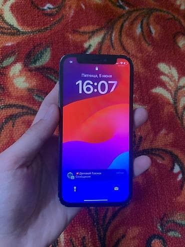 моби: IPhone 12 mini, Б/у, 64 ГБ, Black Titanium, Чехол, 100 % — 3
