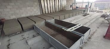 Чатырдын үстүн жабууга арналган материалдар: Газаблок чыгаруучу аппарат сатылат, баасы келишим түрдө. Смеситель — 4