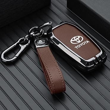чехол виш: Чехол-брелок для ключа Toyota с ремешком - Совместимость: электронные — 3
