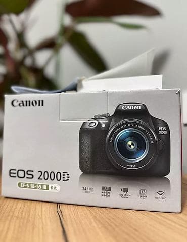 canon eos 60d: Продаю камеру Canon EOS 2000D. В отличном состоянии, в коробке. В — 3