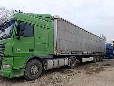 даф тандэм: Тягач, DAF, 2012 г., Тентованный — 3