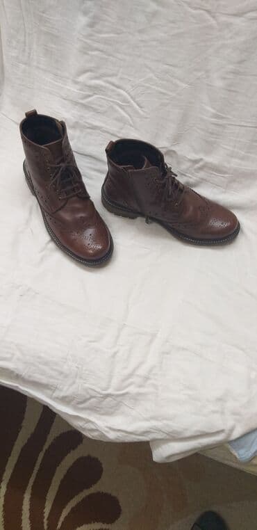 сапоги зимние женские натуральная кожа натуральный мех распродажа: Ботинки осенне-зимние (еврозима) с начесом 41-го размера,оригинал — 1