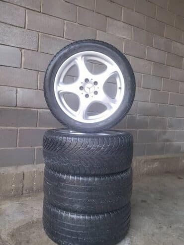 Диски: Литые Диски R 18 Mercedes-Benz, Комплект, отверстий - 5, Б/у — 7