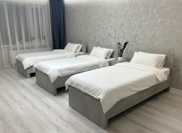 квартиры на аренду в бишкеке: 6 комнат и более, Душевая кабина, Постельное белье, Кондиционер — 1