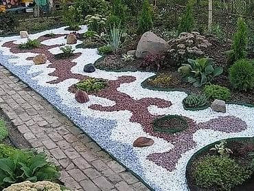 Галька: Декор для сада для ландшафта и дизайна сада. Натуральный камни любая — 1