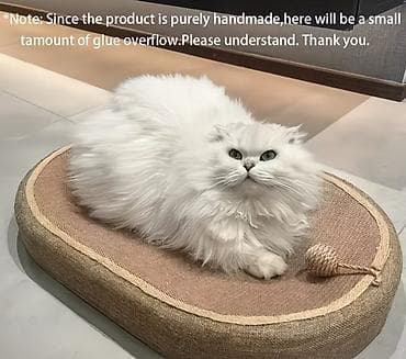 лоток кошачий: Когтеточка-лежанка для кошек с игрушкой - Универсальное изделие — 1