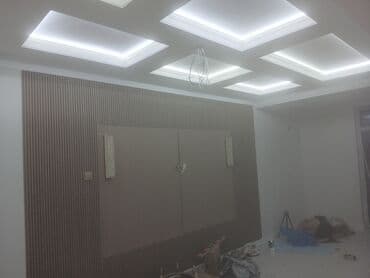 установка натяжных потолков: Под кулич ремонт жасайбиз дом кафе квартира узбек усталар — 10