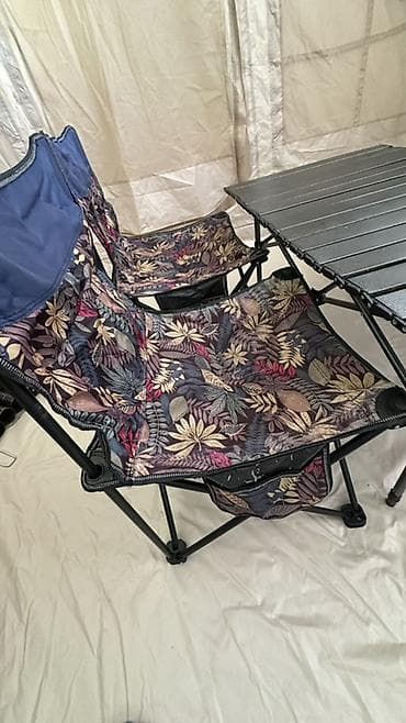 складной стол и стулья: Складной кемпинговый комплект для отдыха на природе: стол + 4 кресла — 3