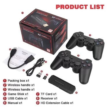джостик ps5: Game stick x2 мощная игровая приставка с 64 Гб памяти -беспроводные — 3