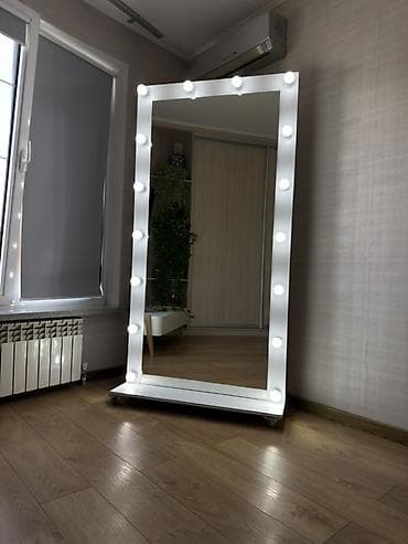 Зеркала: Напольное гримерное зеркало с подсветкой

Размер 100 на 190 — 1
