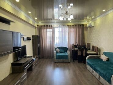 долгосрочная аренда квартир токмок: 2 комнаты, Собственник, Без подселения, С мебелью полностью — 1