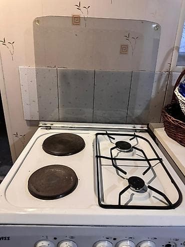 газовые духовки: Комбинированная плита KLAS - Рабочая поверхность: 2 электрические — 2