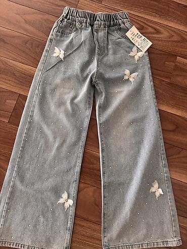 Джинсы и брюки, цвет - Серый