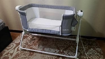 прикроватный манеж: Манеж Умная кроватка 2-в-1 для новорождённых Coolbaby, двух уровневая — 8
