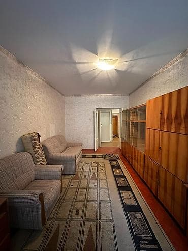 Квартиры: 2 комнаты, 55 м², ул. Ахунбаева / Малдыбаева Индивидуалка, 1 этаж, Косметический ремонт — 5