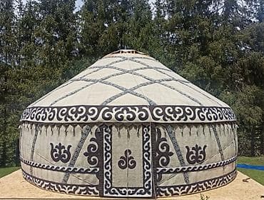 Продажа юрт: Продажа юрты, Каркас Деревянный, 100 баш, Диаметр: 7 метров — 1